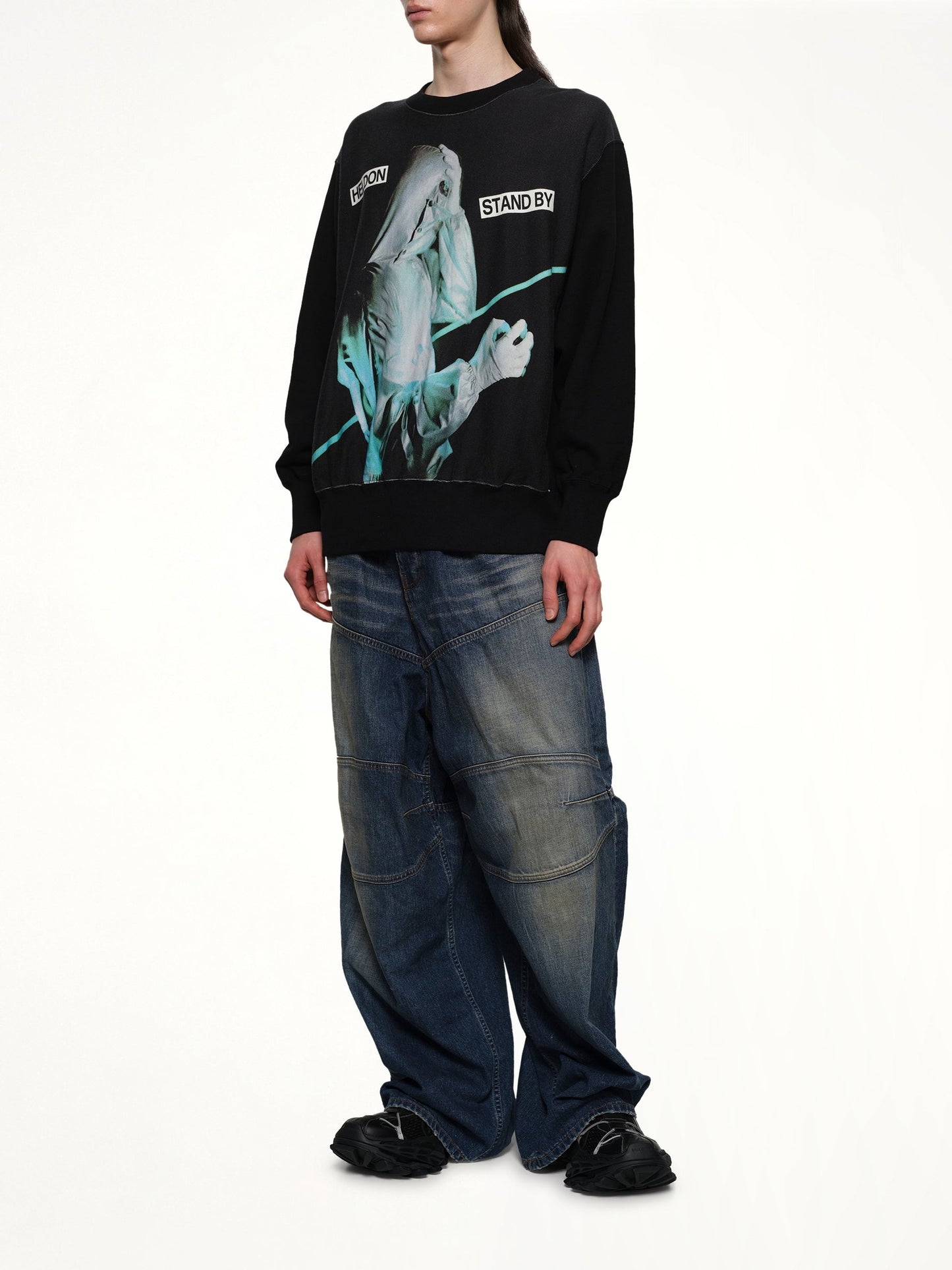 UNDERCOVER Heldon Stand By L/S T-Shirt (Black)