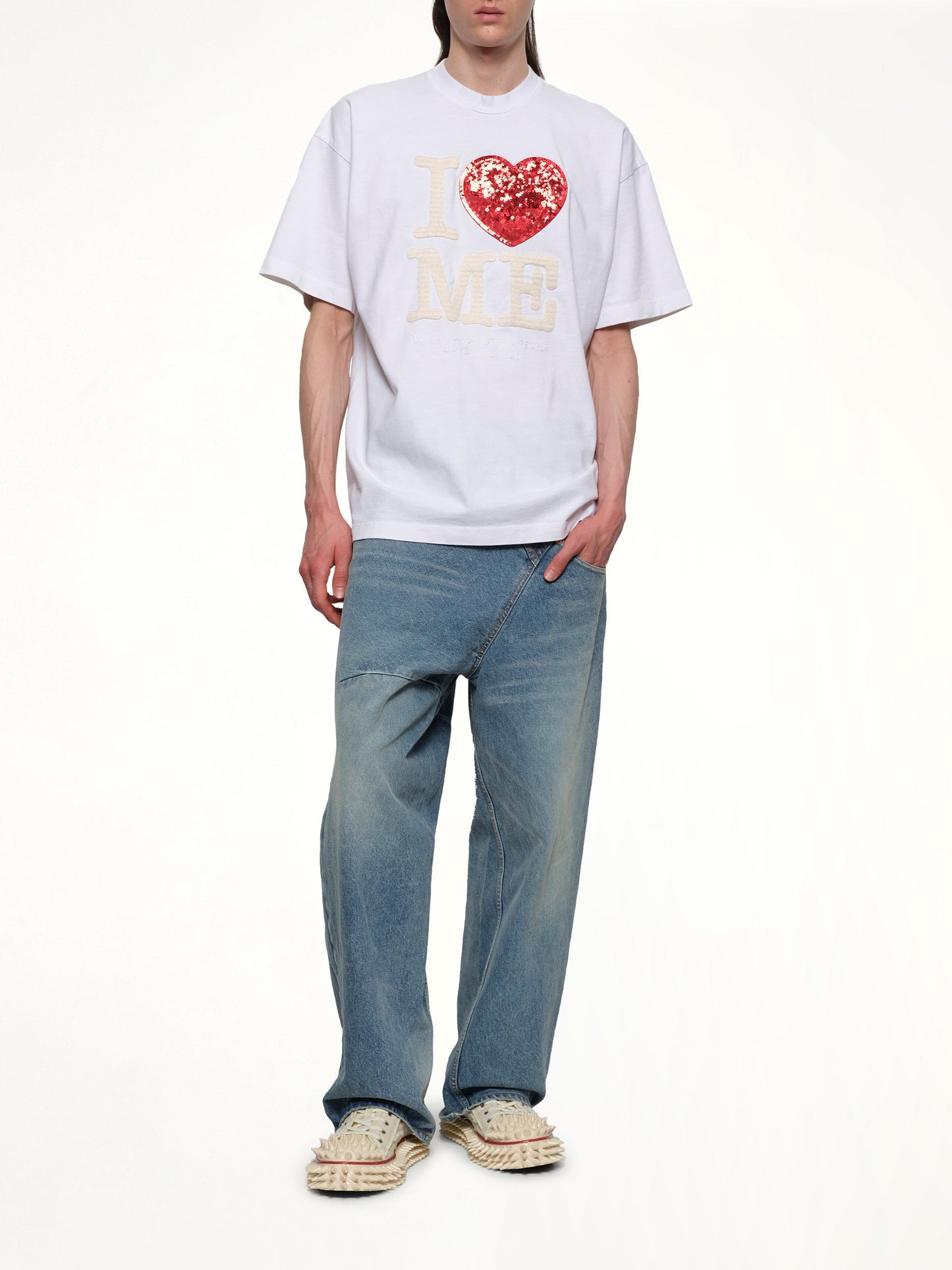 DOUBLET Grip-Love T-Shirt (White)