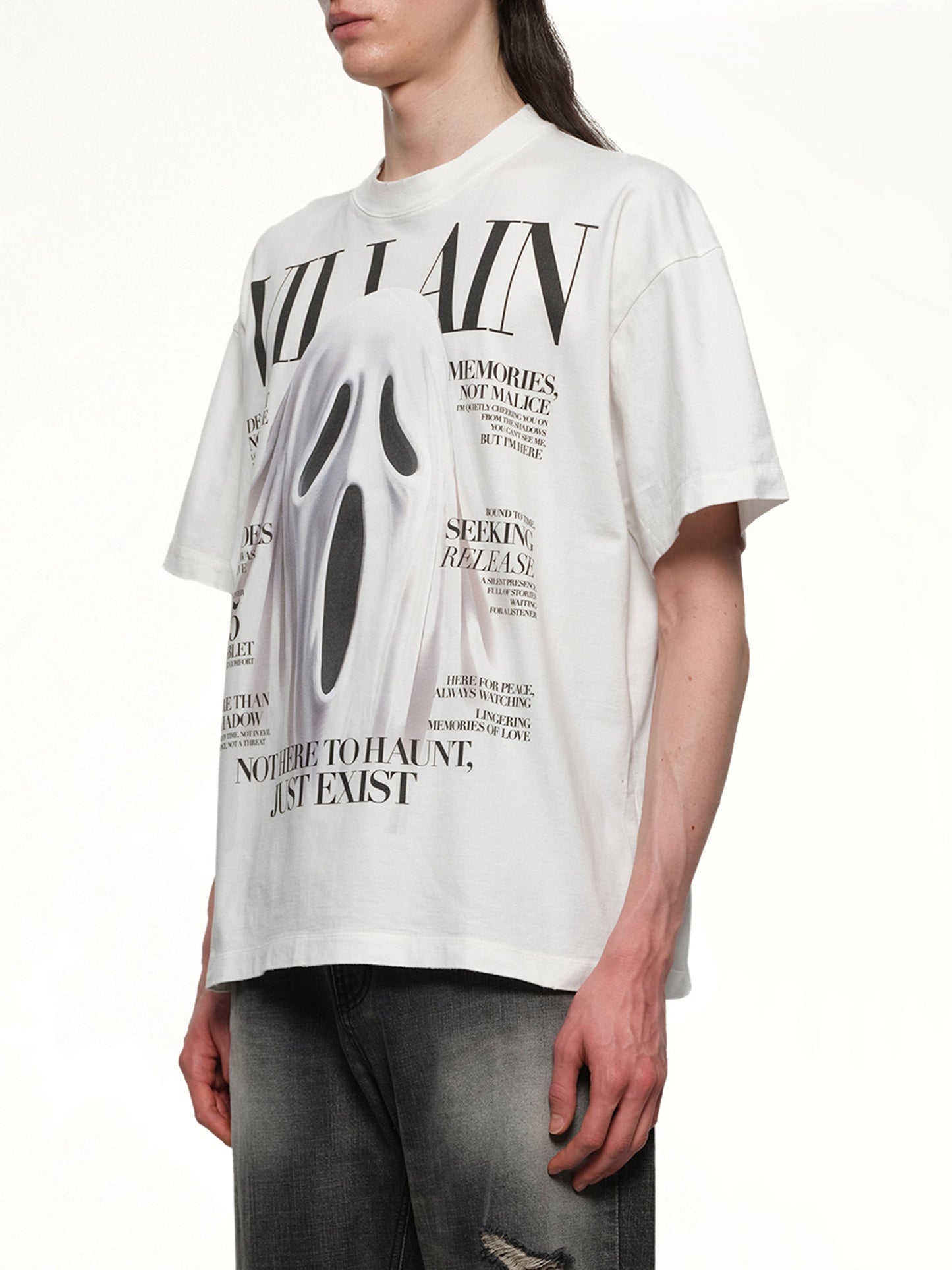 DOUBLET Villain Cover Print T-Shirt (White)