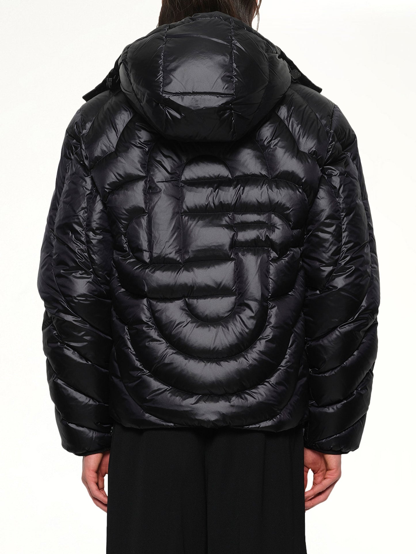 CASABLANCA CC Quilted Puffer Jacket (Black)