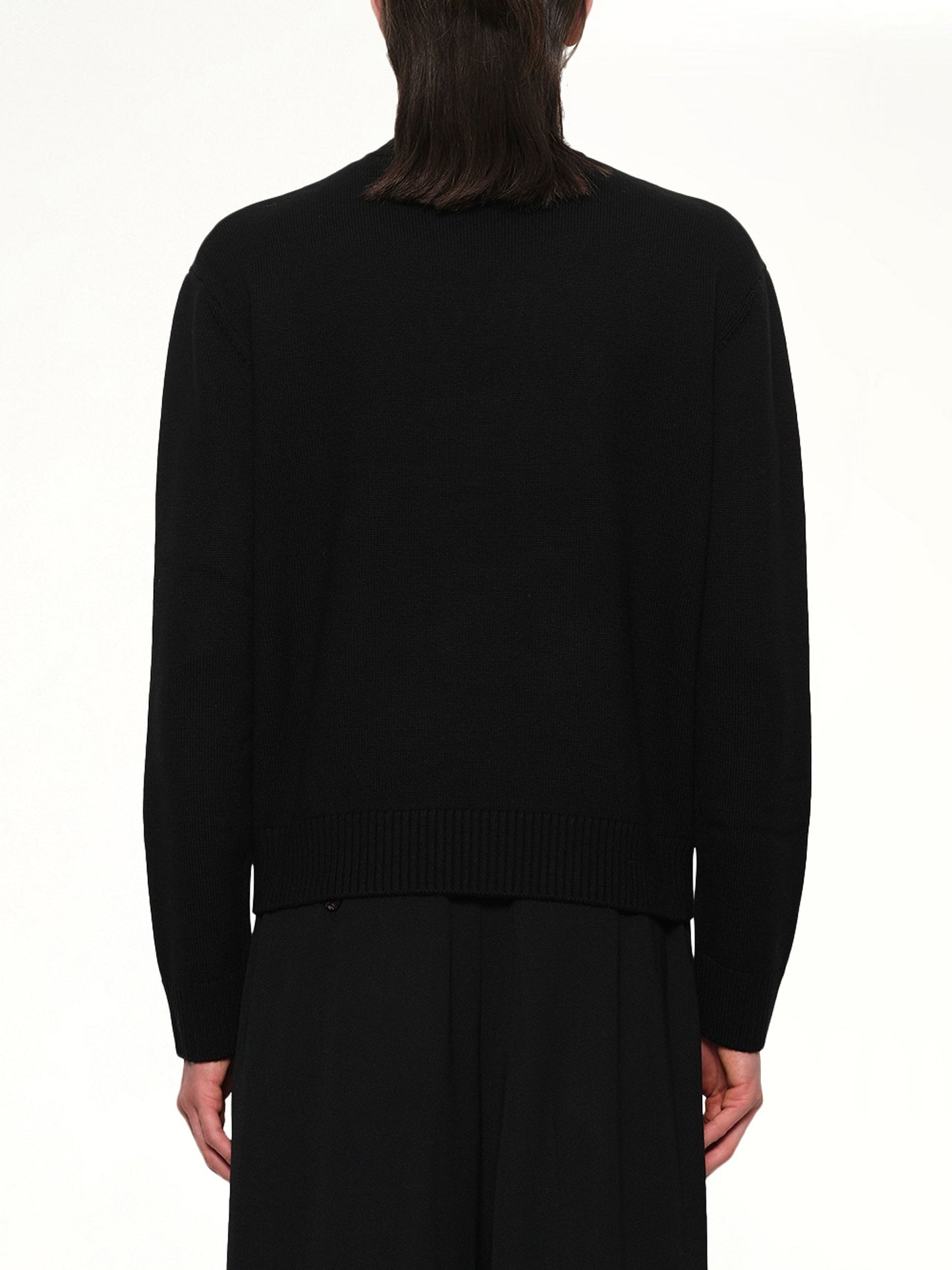 CASABLANCA Kawaii Tennis Boy Knit Sweater (Black)