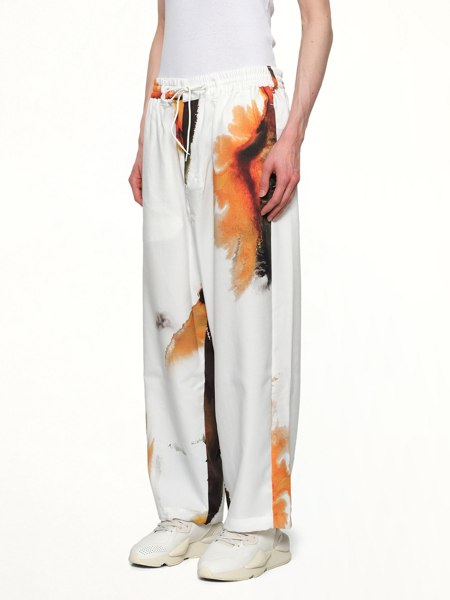 Y-3 Aop Sport Uniform Track Pants (White)
