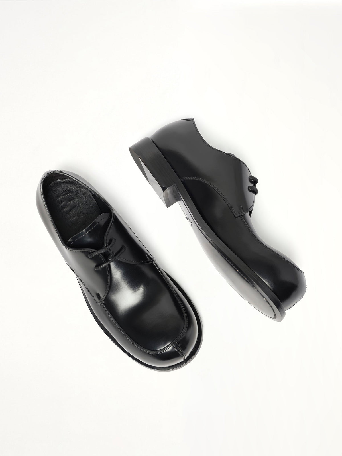 MARNI Round Toe Derby (Black)