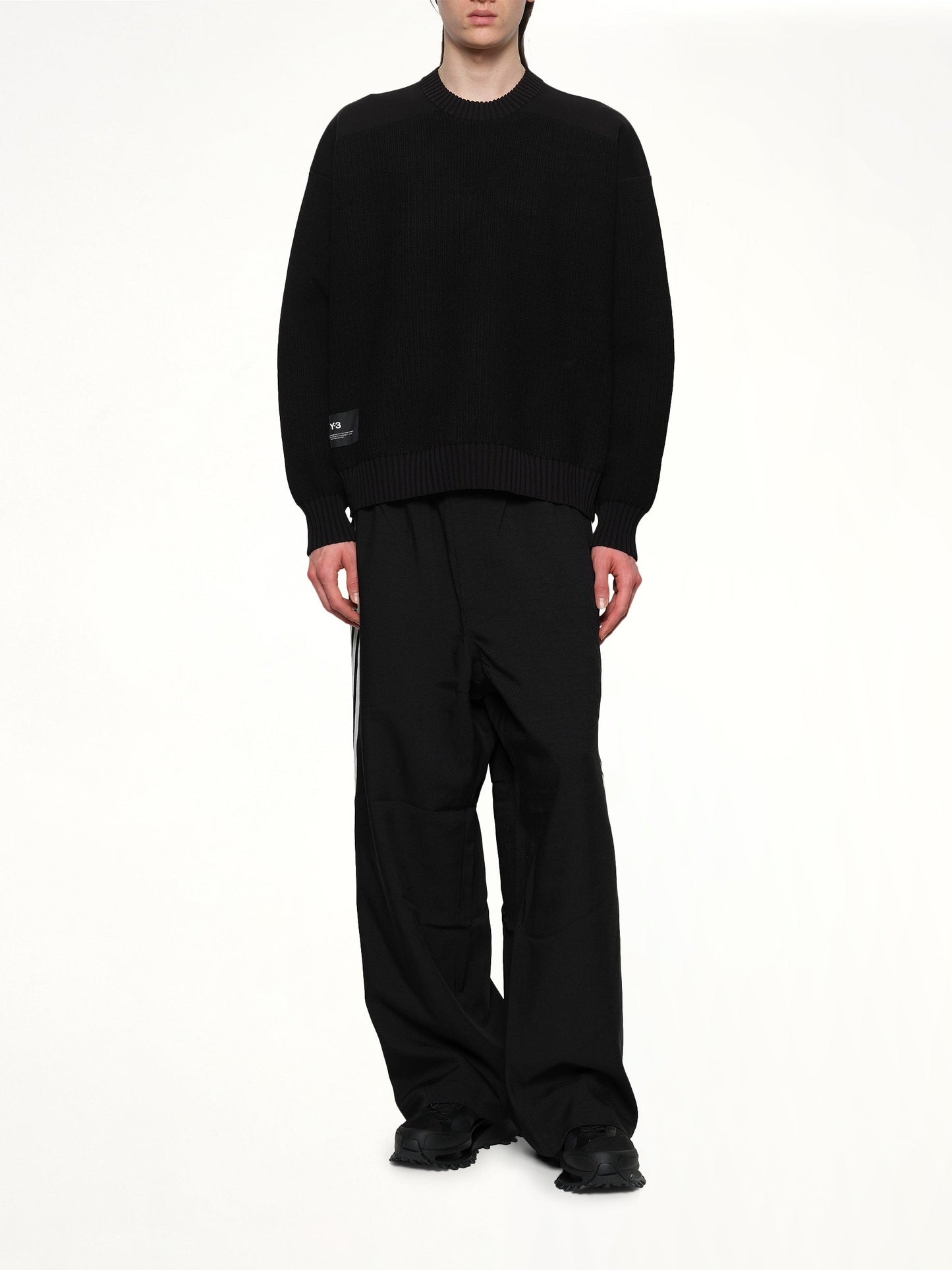 Y-3 Ut Knit Crew Sweater (Black)