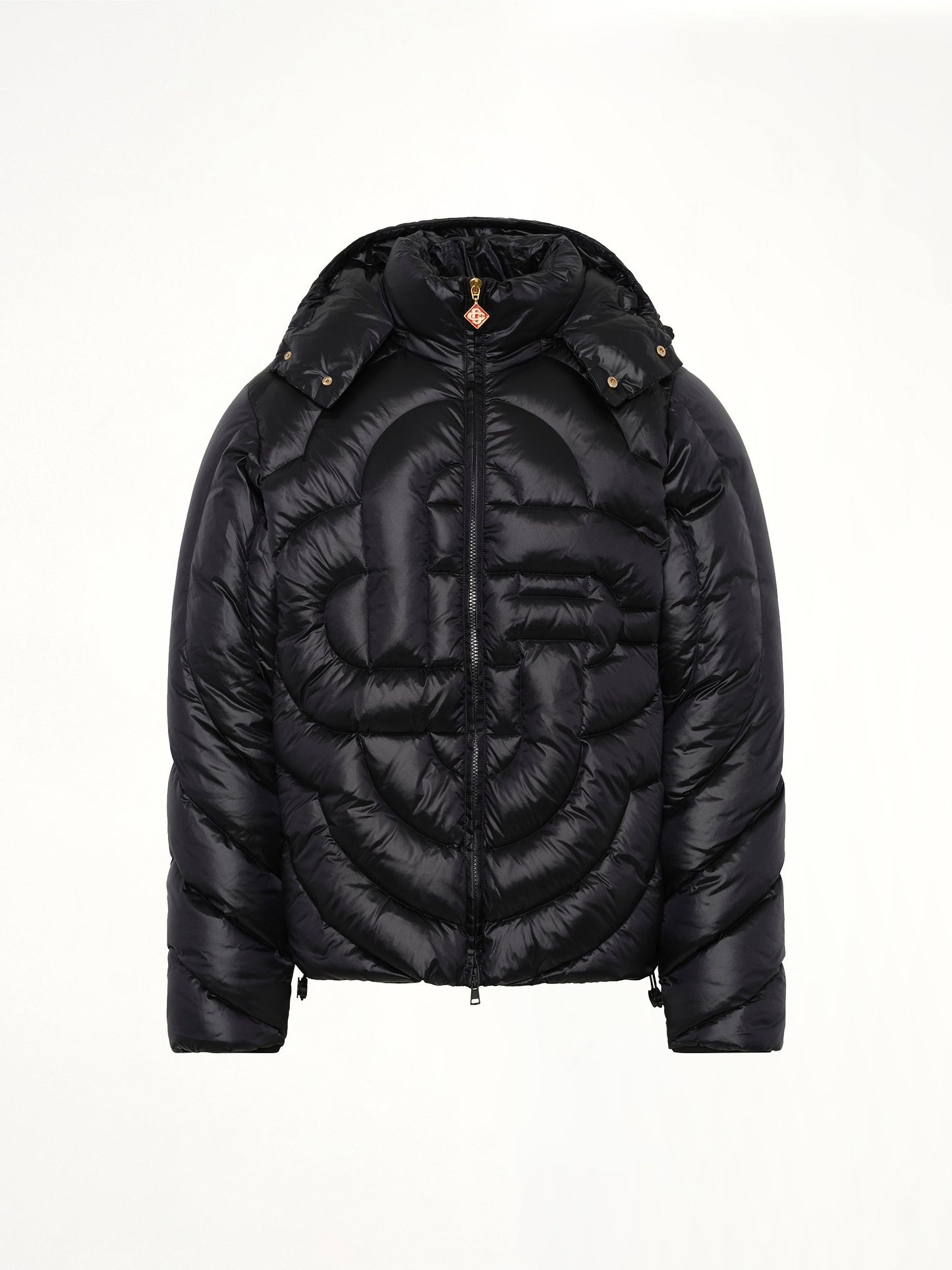 CASABLANCA CC Quilted Puffer Jacket (Black)