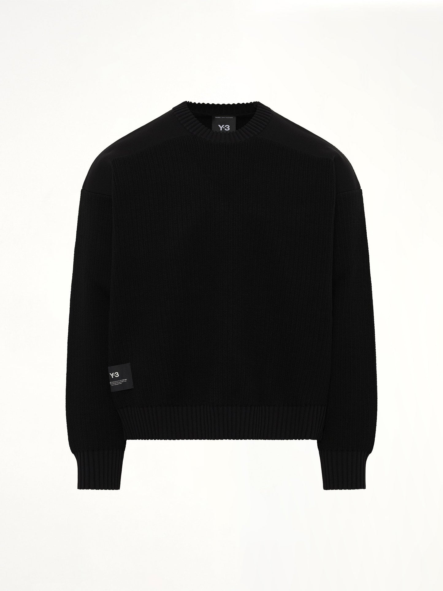 Y-3 Ut Knit Crew Sweater (Black)