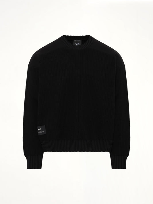 Y-3 Ut Knit Crew Sweater (Black)