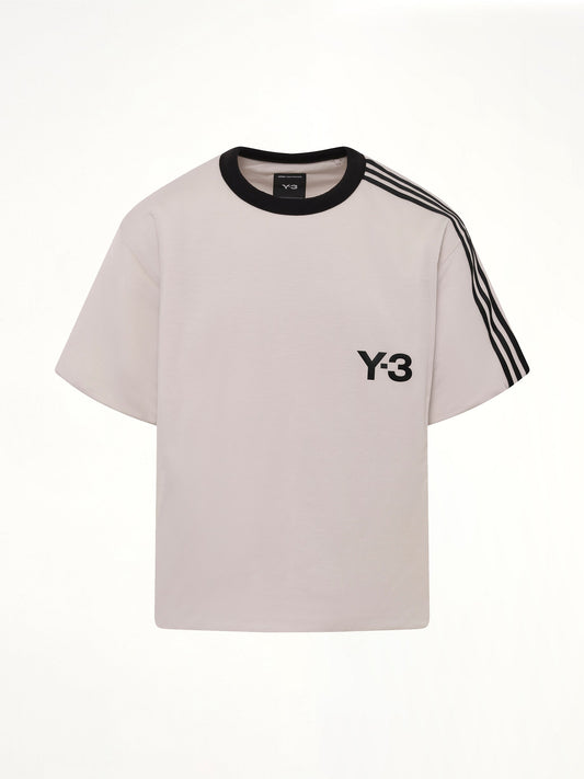 Y-3 Padded Short Sleeve T-Shirt 3-Stripes (Grey)