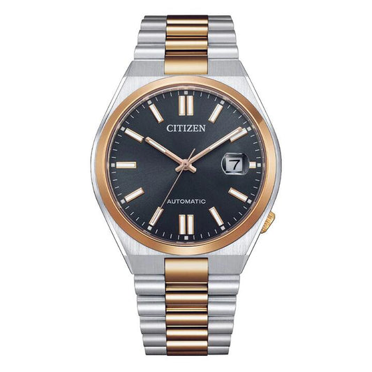 Image of Watches. Productname: Citizen Tsuyosa Black and Two Tone Automatic Watch NJ0154-80H in Watch colour by brand - Citizen