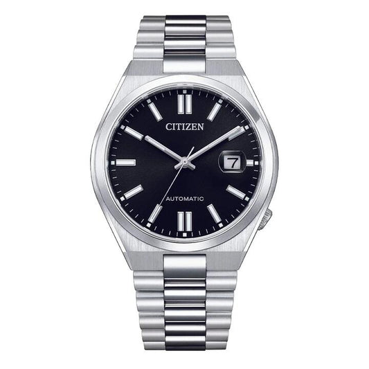 Image of Watches. Productname: Citizen Tsuyosa Black and Silver Automatic Watch NJ0150-81E in Watch colour by brand - Citizen