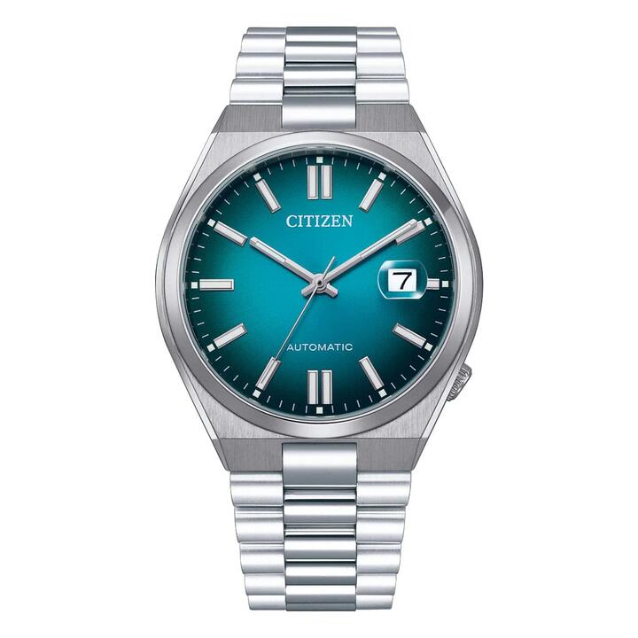 Image of Watches. Productname: Citizen Tsuyosa Ocean Blue and Silver Automatic Watch NJ0151-88X in Watch colour by brand - Citizen