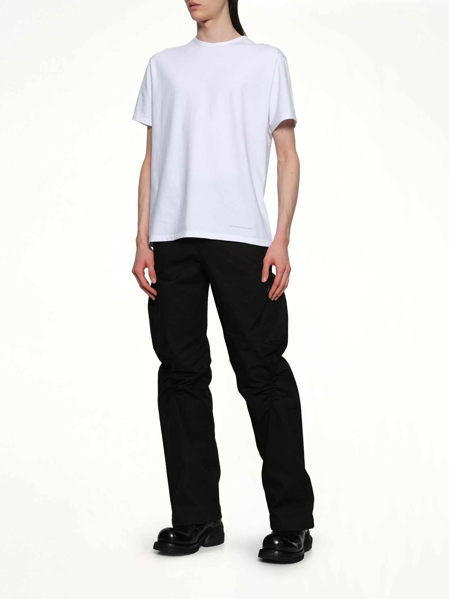 POST ARCHIVE FACTION Shirring Pants (Black)