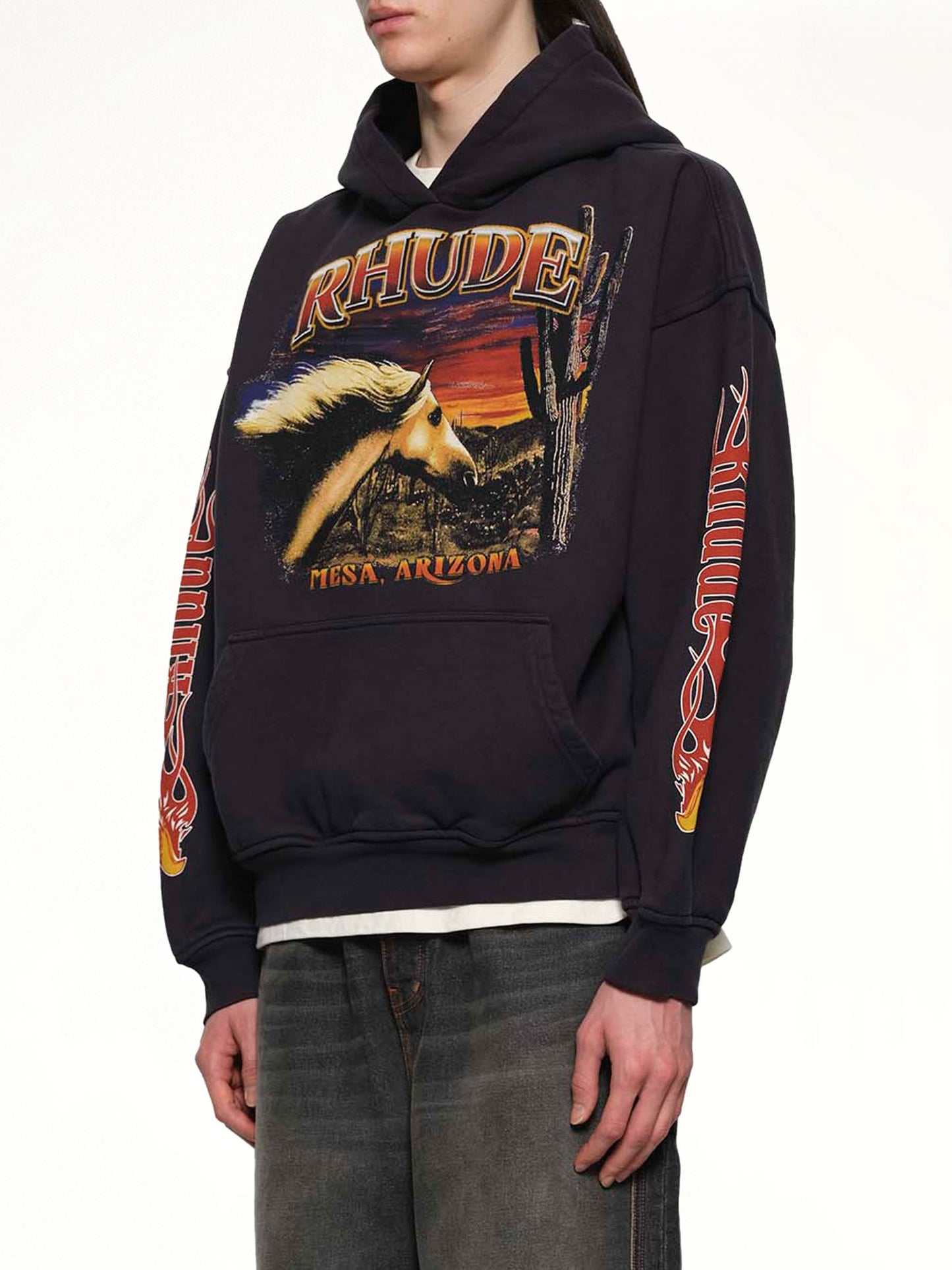 RHUDE Mesa Stallion Hoodie (Black)