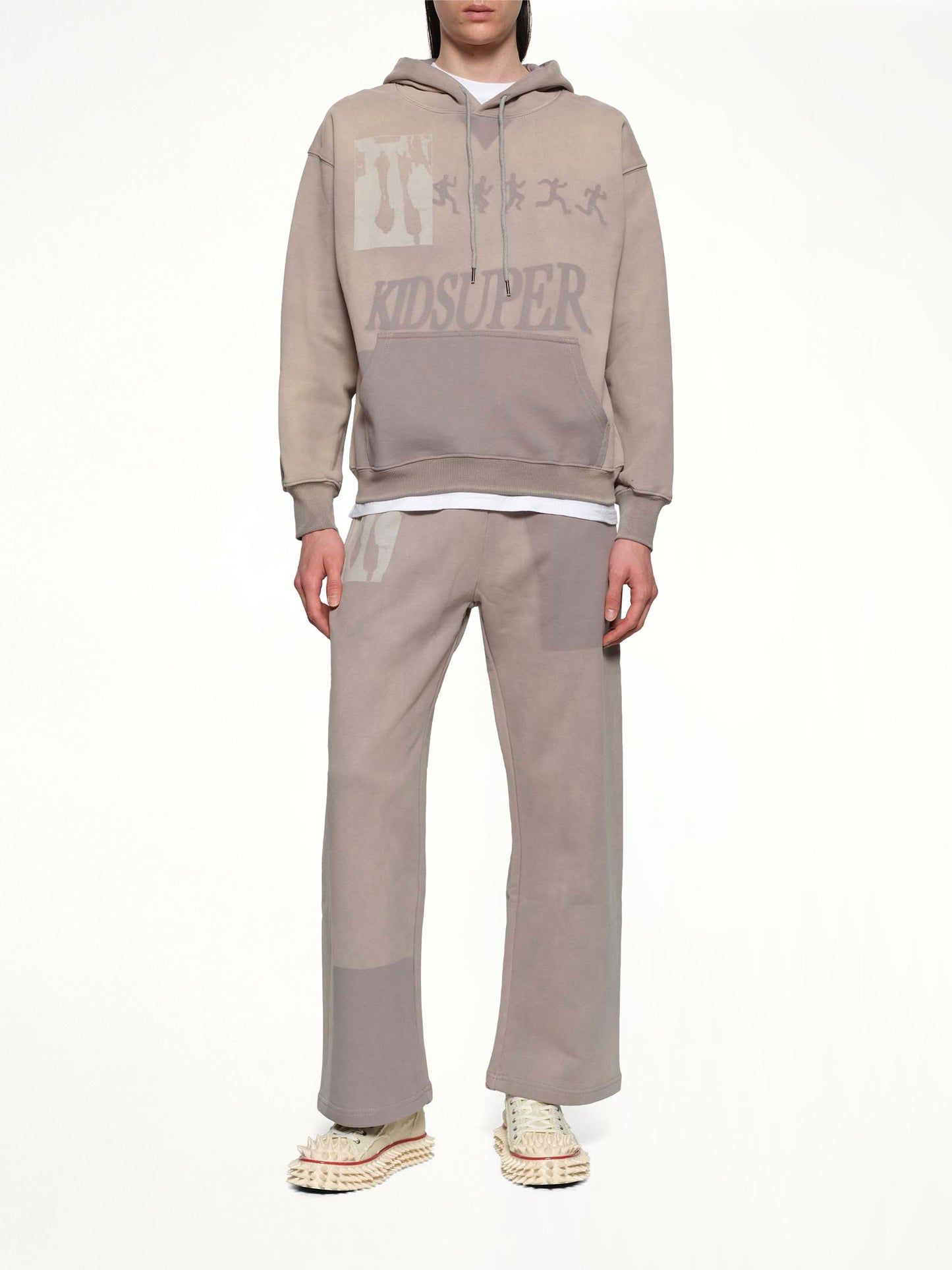 KIDSUPER Sun Faded Hoodie (Grey)
