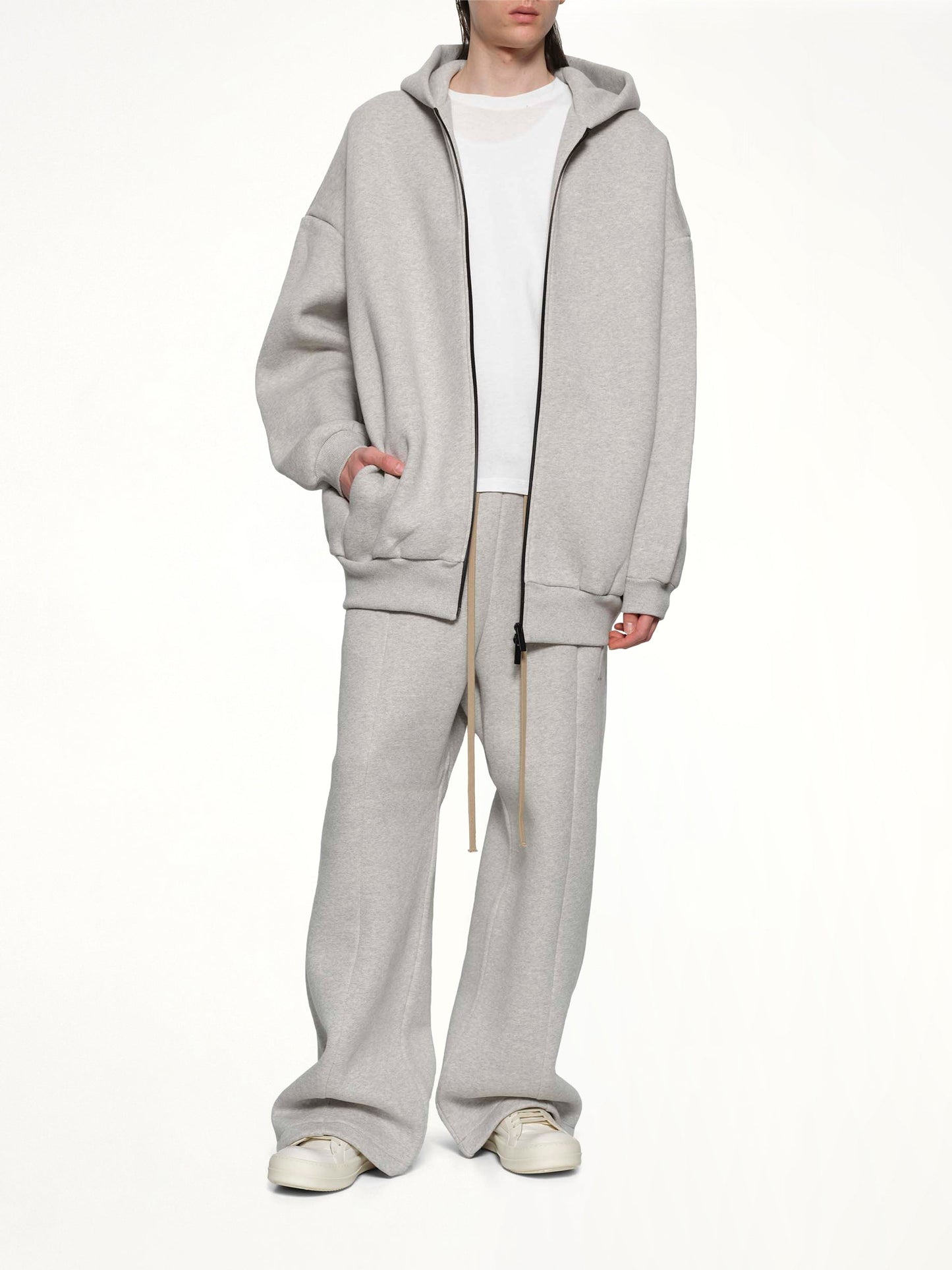 FEAR OF GOD Zip Hoodie (Grey)