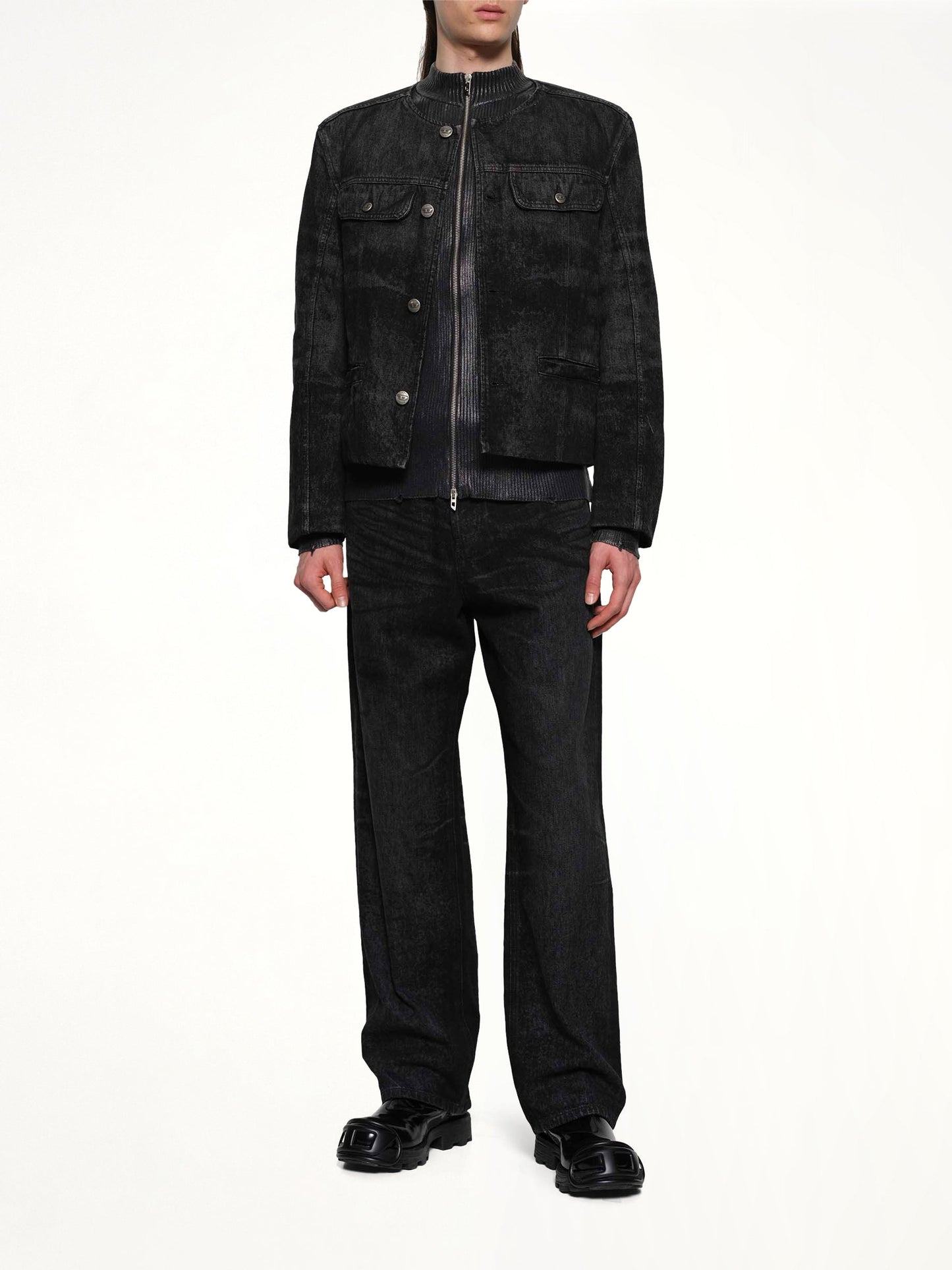 DIESEL D-ABERDEEN-FSH2 Runway Jacket (Black)