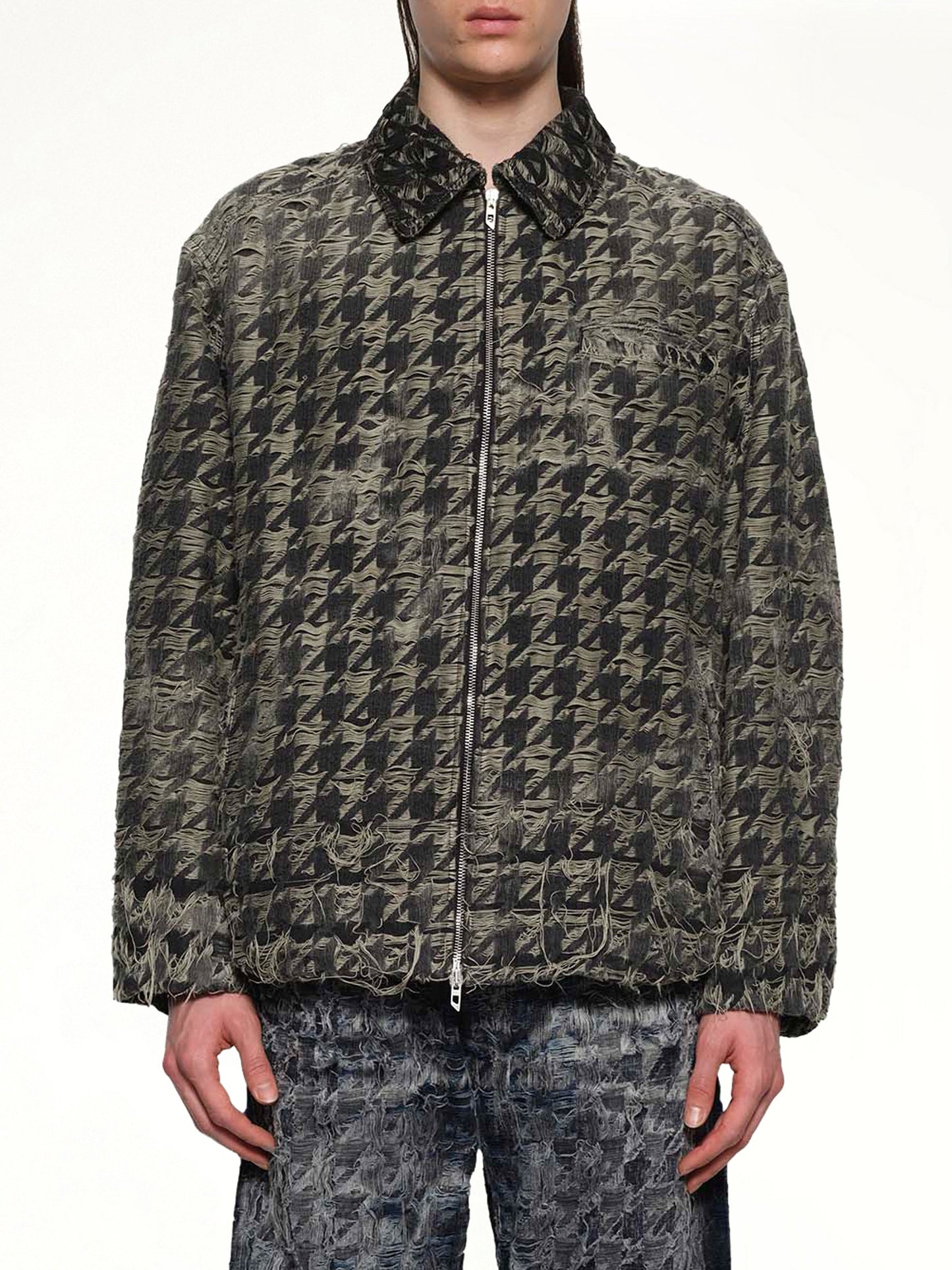 Image of Coats & Jackets. Productname: DIESEL D-ELMO-FSH Runway Denim Jacket in Black colour by brand - DIESEL