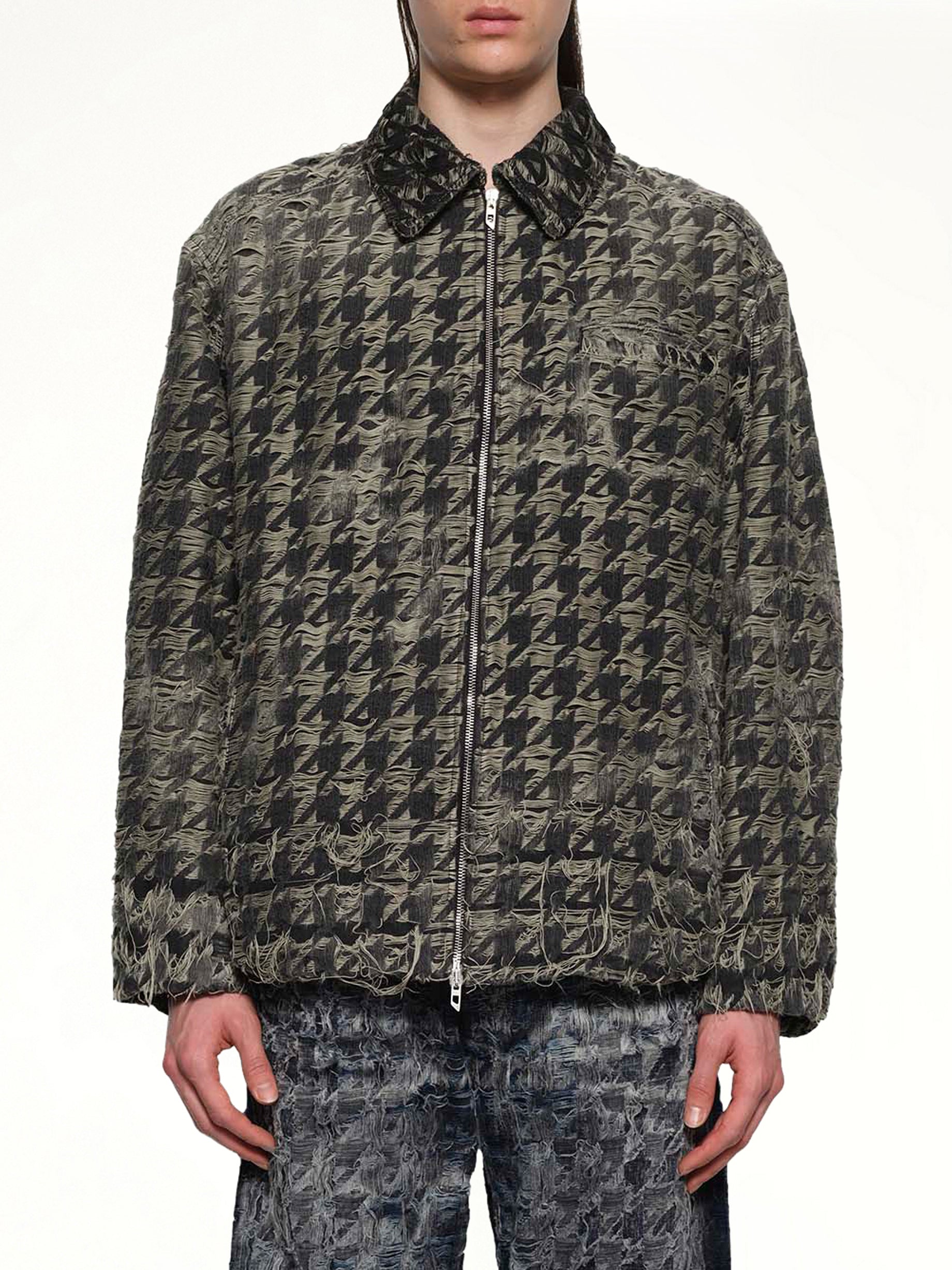 Image of Coats & Jackets. Productname: DIESEL D-ELMO-FSH Runway Denim Jacket in Black colour by brand - DIESEL