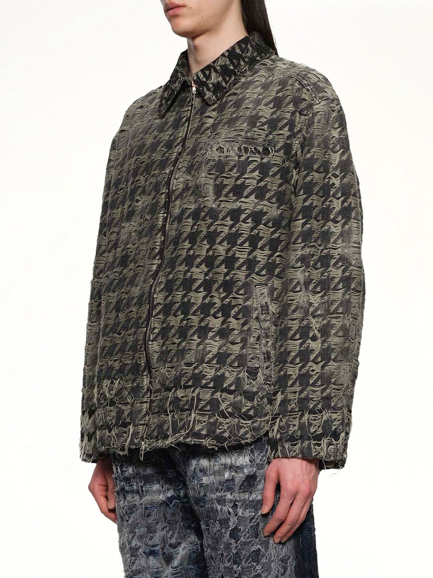 DIESEL D-ELMO-FSH Runway Denim Jacket (Black)