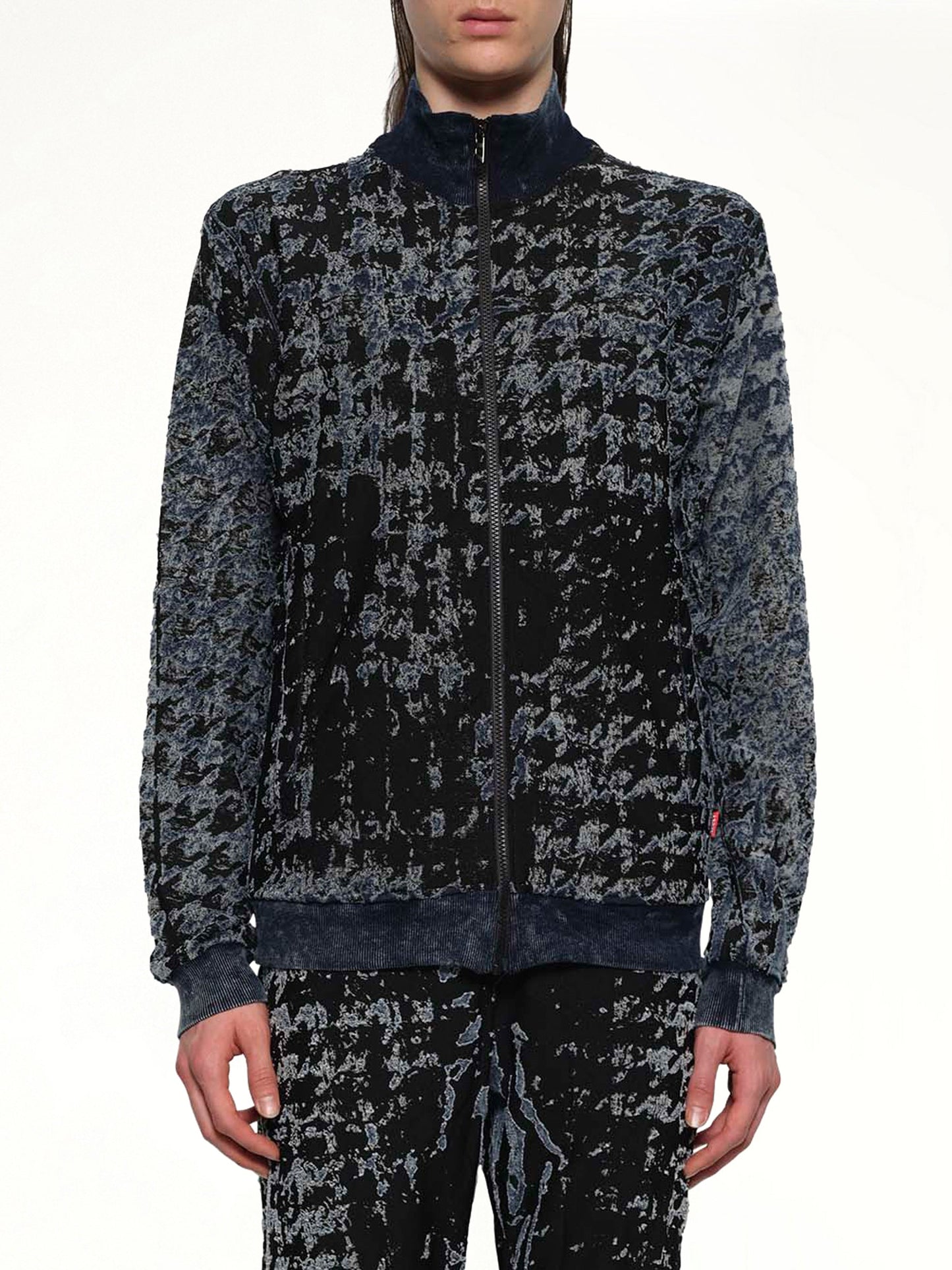Image of Coats & Jackets. Productname: DIESEL S-CORR Track Jacket in Black colour by brand - DIESEL