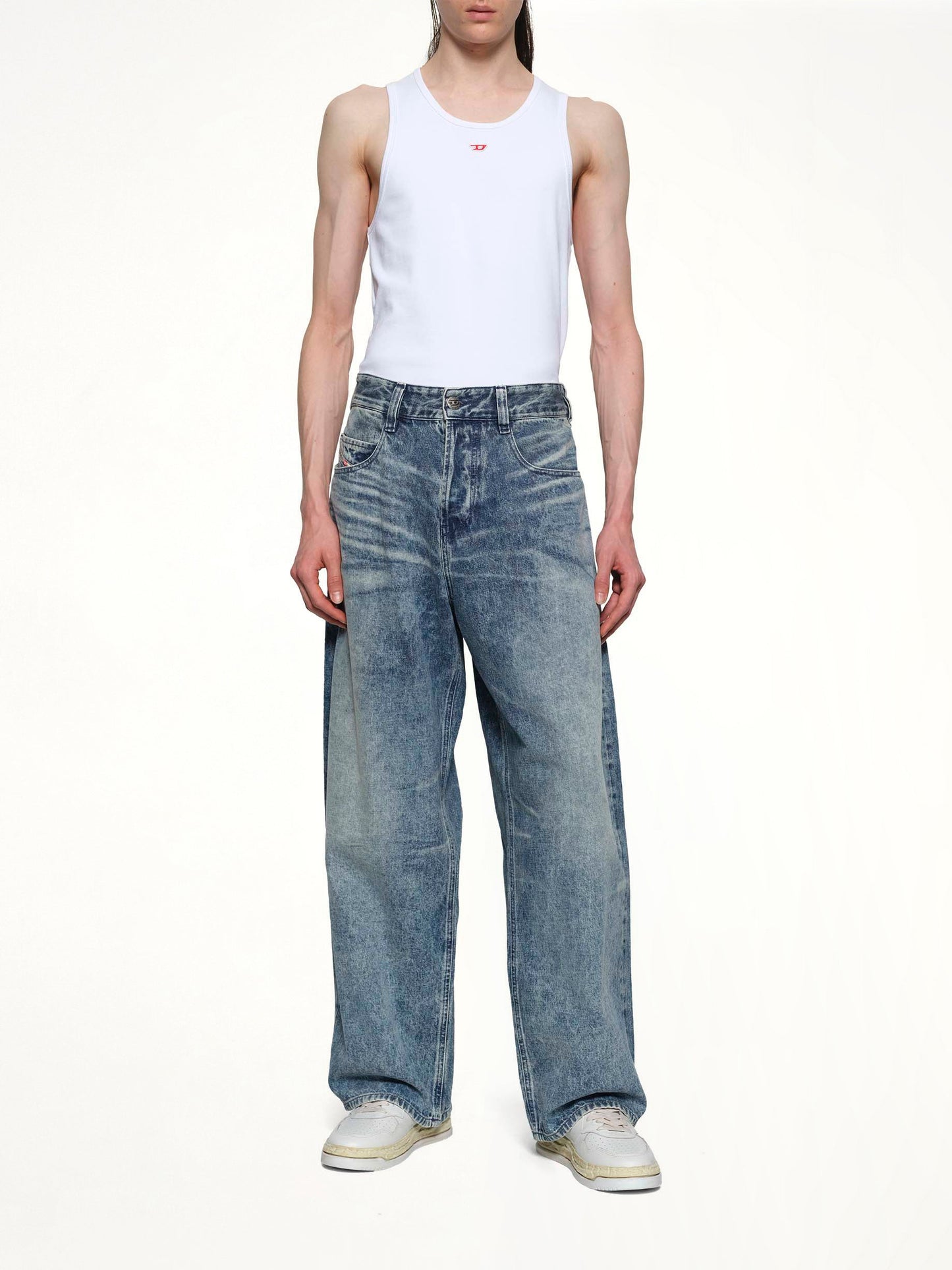 DIESEL 1997 D-ENIM-M-FSH Runway Jeans (Blue)
