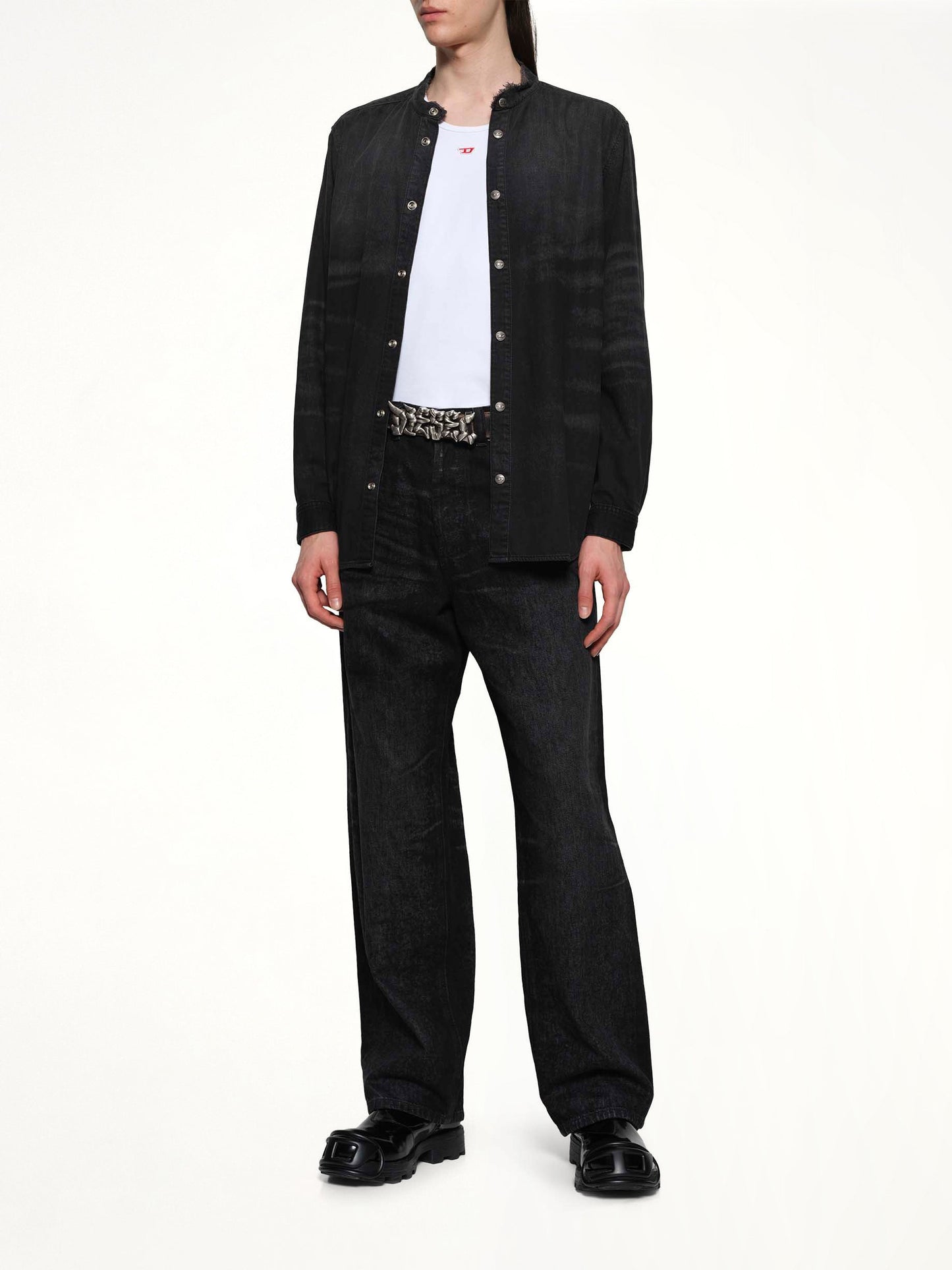 DIESEL D-SIMPLY-FSH Runway Shirt (Black)