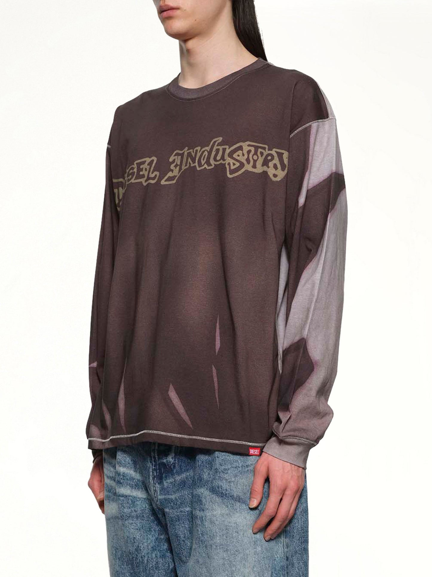 DIESEL T-BOXT-LS-SHOW Sweatshirt (Grey)