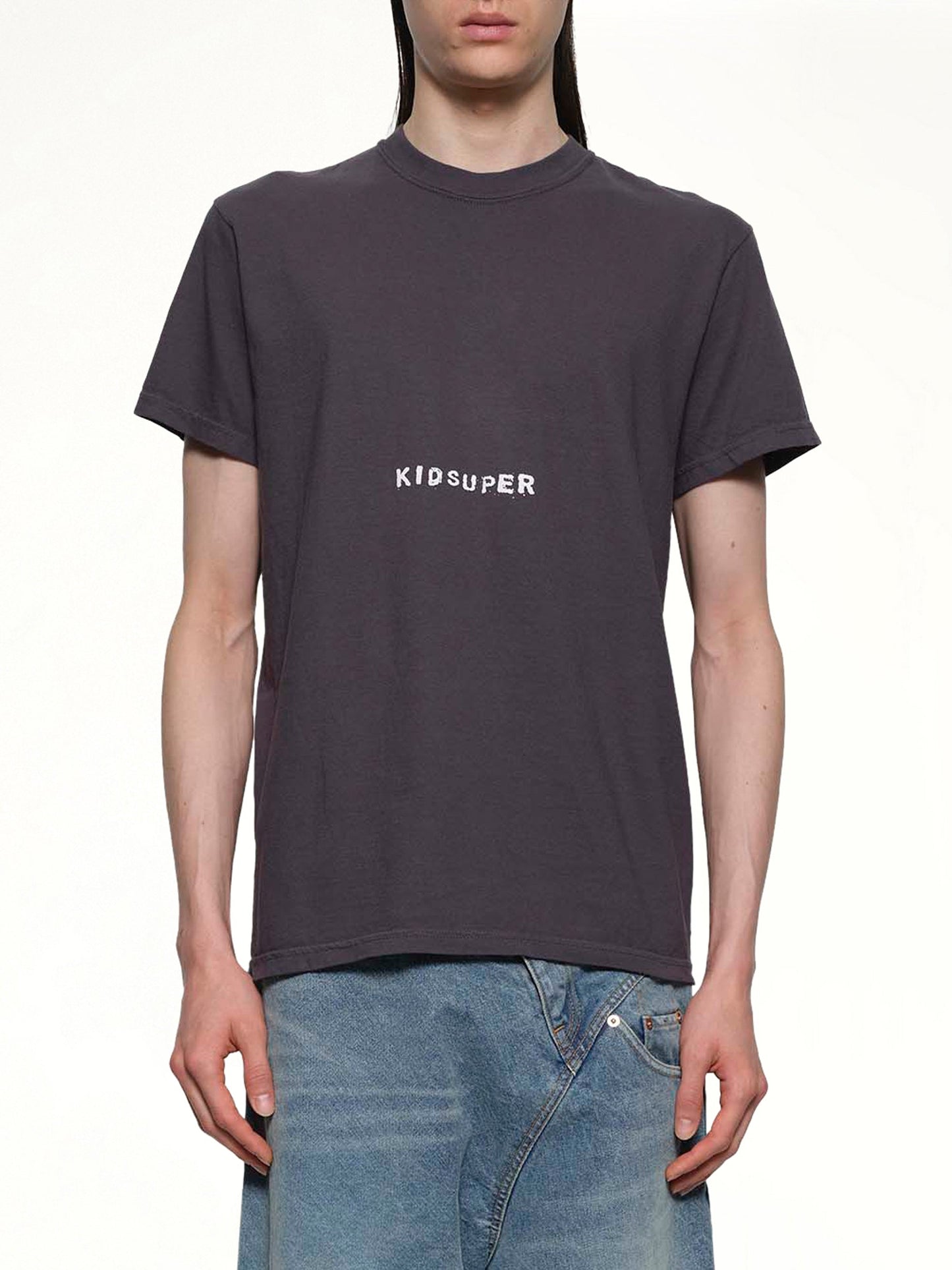 Image of T-Shirts. Product name - KID SUPER Logo T-Shirt in Black colour by brand - KIDSUPER