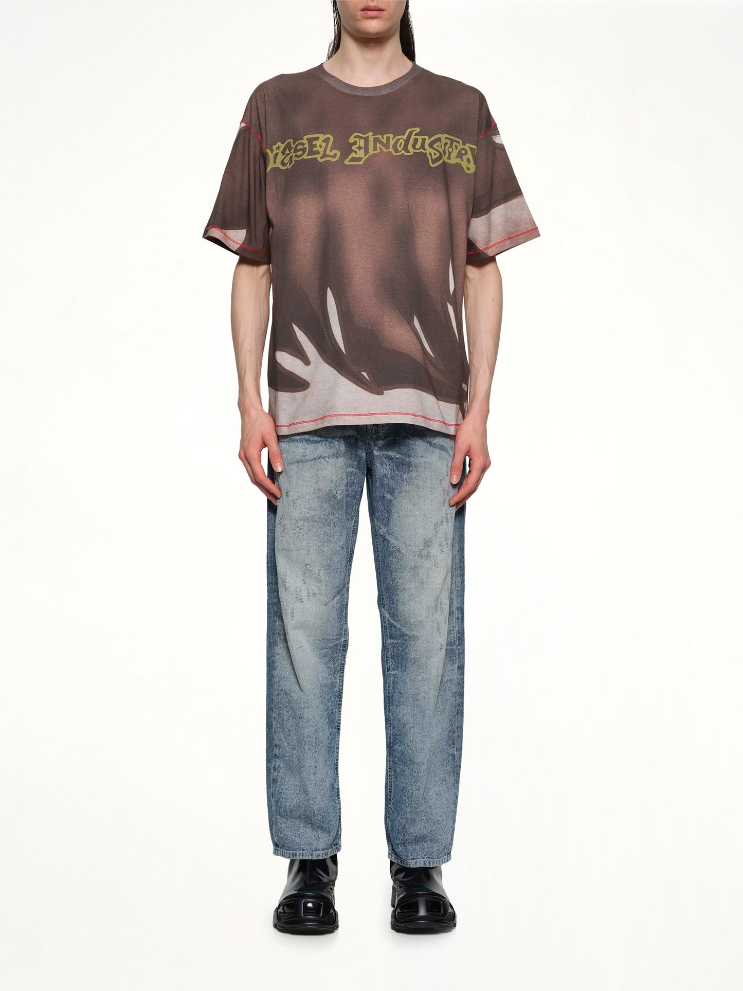 DIESEL T-BOXT-SHOW T-Shirt (Brown)