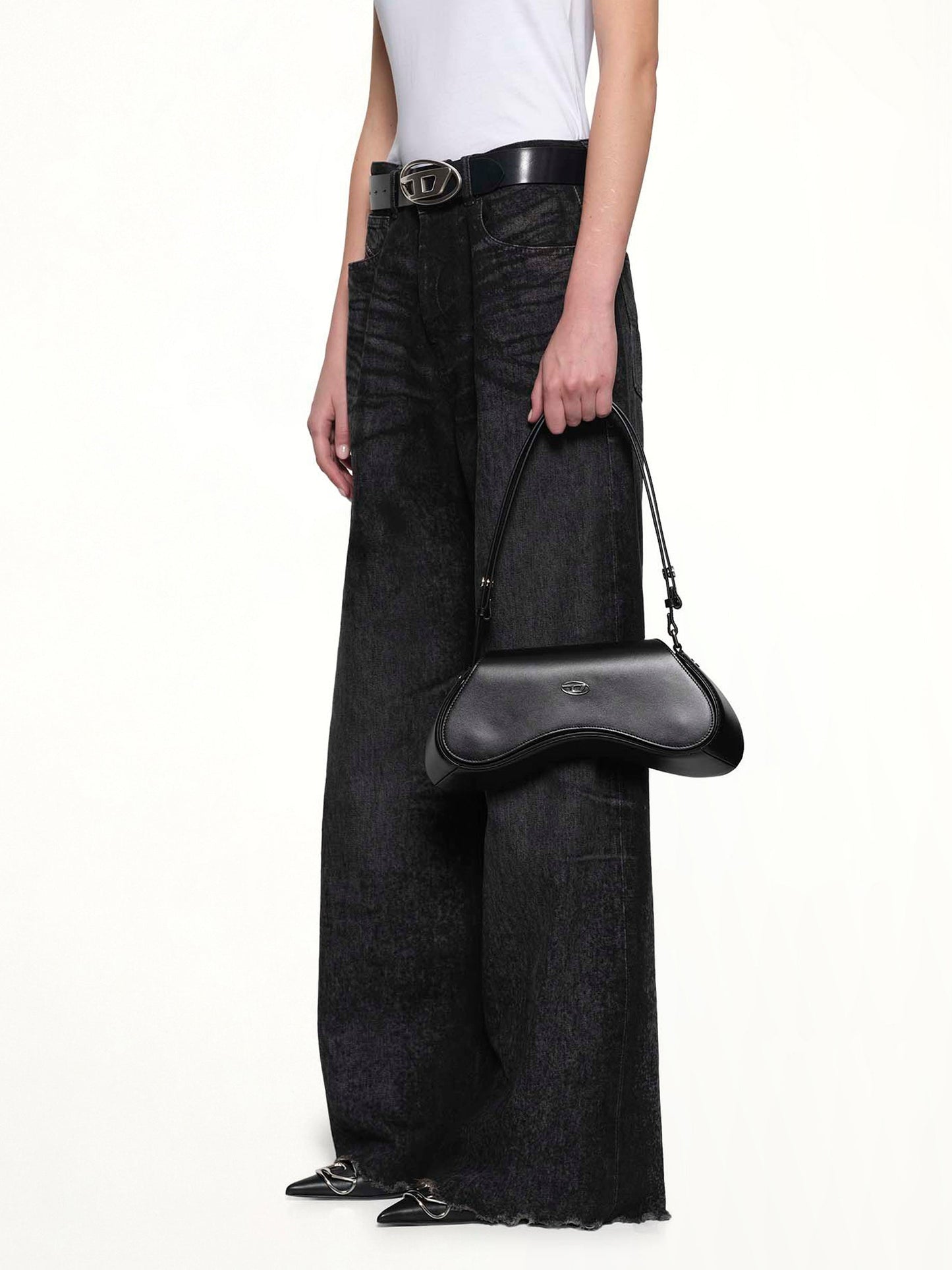 DIESEL PLAY Crossbody Bag (Black)