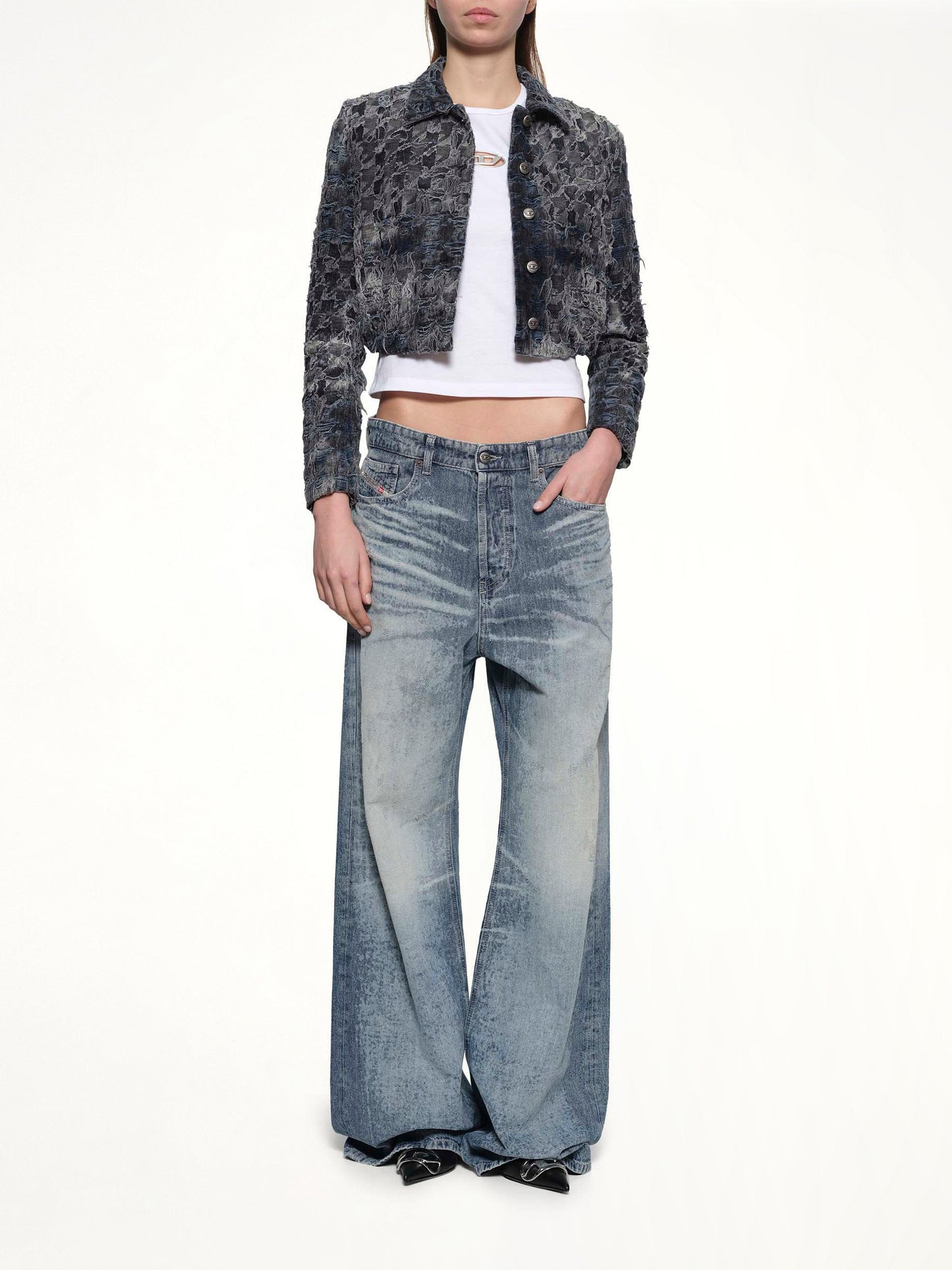 DIESEL DE-URSY-FSH Denim Jacket (Blue)