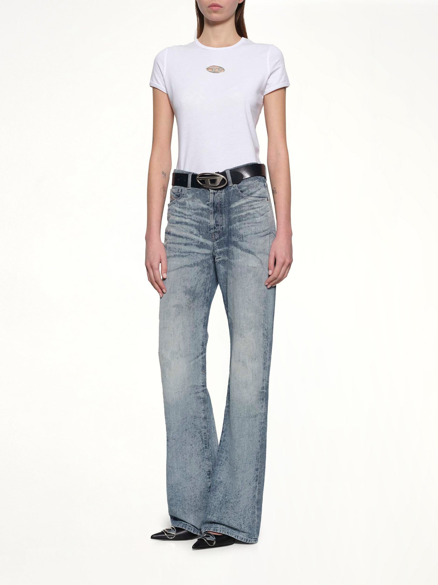 DIESEL 1971 D-SENT-FSH Bootcut Jeans (Blue)