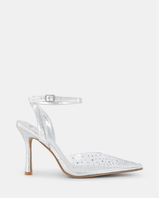 Image of Sandals. Product name - Zpell Women's Fast Fashion SILVER Novo Sandals in Silver colour by brand - NOVO