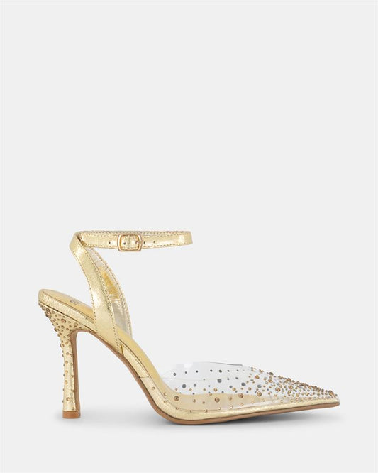 Image of Sandals. Product name - Zpell Women's Fast Fashion GOLD Novo Sandals in Gold colour by brand - NOVO