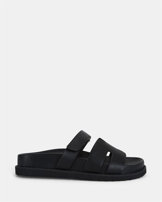 Image of Sandals. Product name - Slothy Women's Thongs BLACK Novo Thongs in Black colour by brand - NOVO