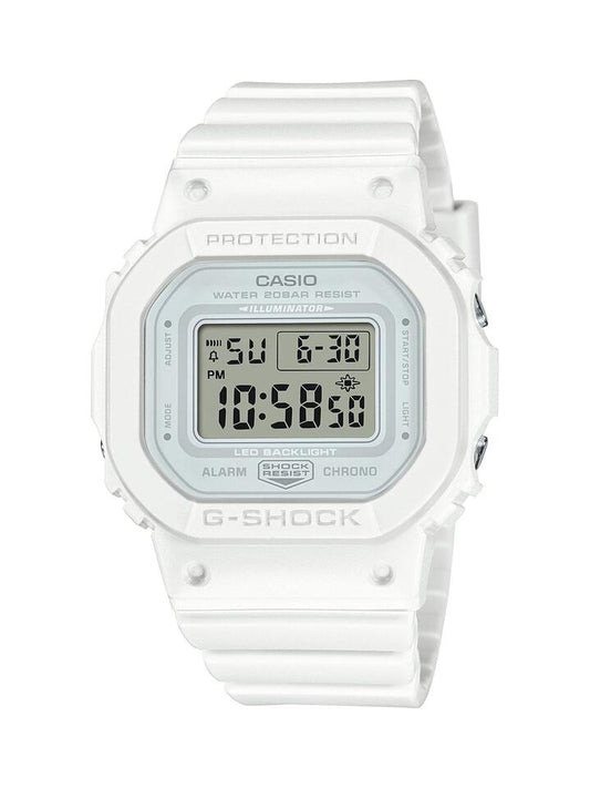 Image of Watches. Product name - Casio G-Shock S Series White Digital Watch GMDS5600BA-7D in colour by brand - Casio G Shock