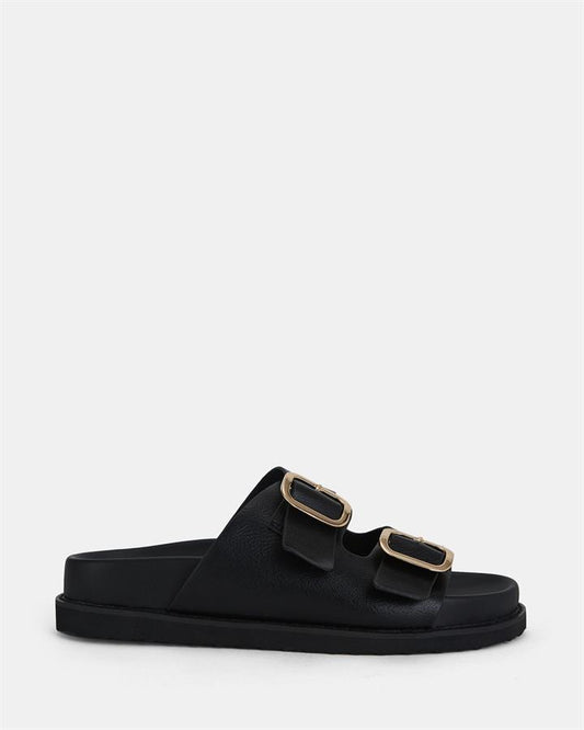 Image of Sandals. Product name - Sascha Women's Thongs BLACK Novo Thongs in Black colour by brand - NOVO