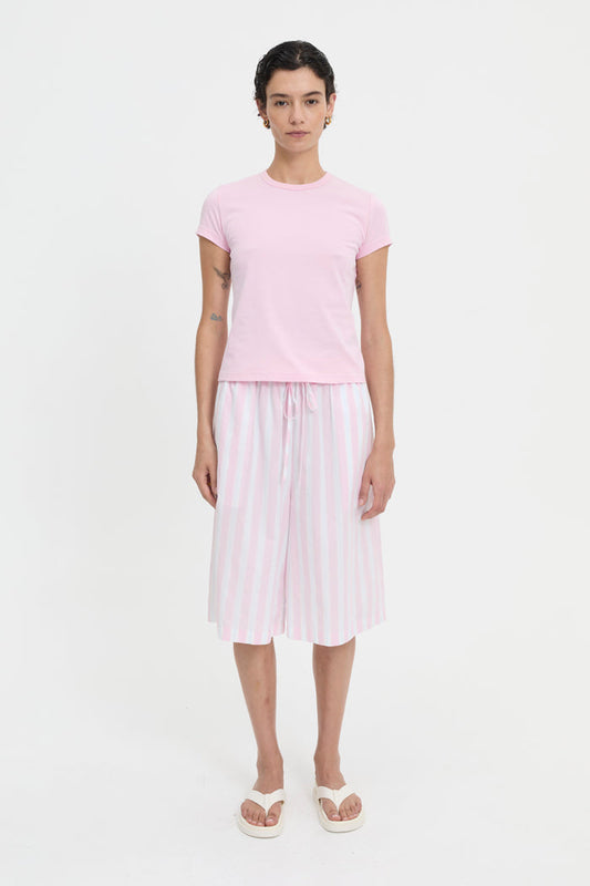 Image of T-Shirts. Product name - Laina Tee Pink in Pink colour by brand - Blanca Studio