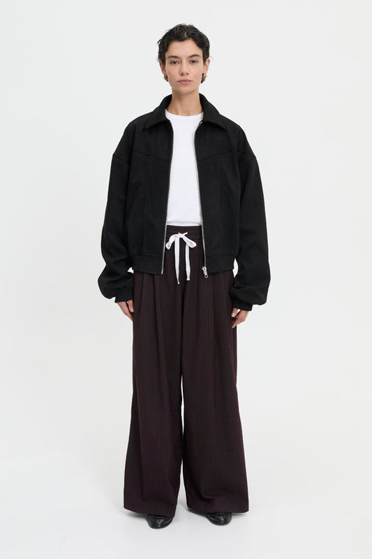 Image of Jackets. Product name - Harris Jacket Black in Black colour by brand - Blanca Studio