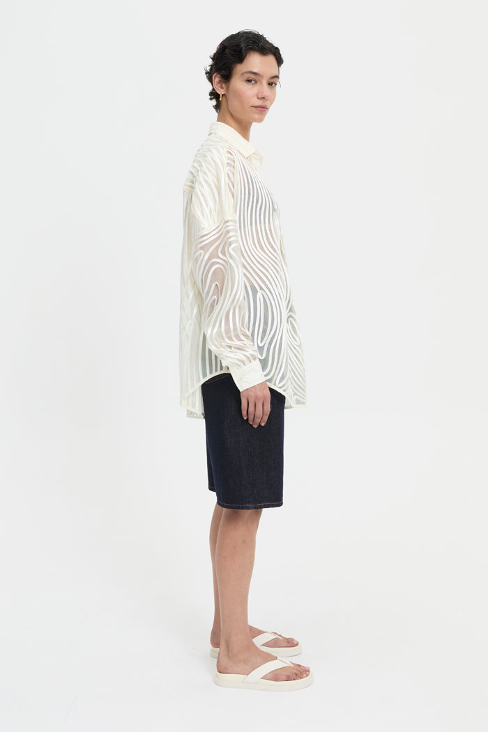 Blanca Studio Mecah Shirt (Cream)