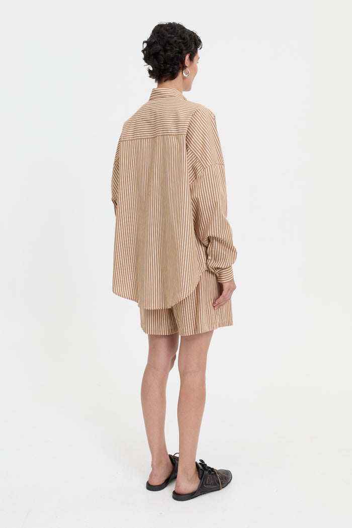 Blanca Studio Nate Shirt (Brown)