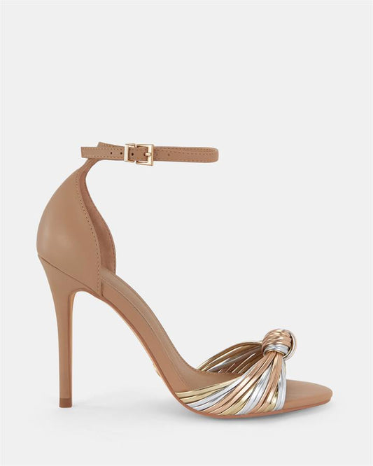 Image of Sandals. Product name - Zoanna Women's Fast Fashion Buff Novo Sandals in Buff colour by brand - NOVO