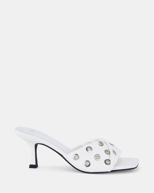Image of Sandals. Product name - Yara Women's Fast Fashion WHITE Novo Sandals in White colour by brand - NOVO