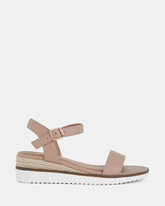 Image of Boots. Product name - Barletta Women's Wedge NUDE Novo Wedges in Nude colour by brand - NOVO