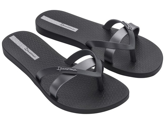 Image of Sandals. Product name - Kirei Women's Ipanema GREY/SILVER GRENDENE in Grey/Silver colour by brand - IPANEMA