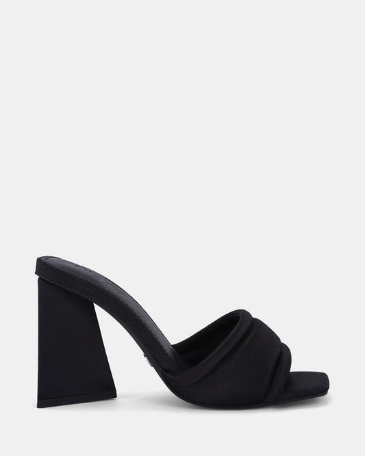 Image of Sandals. Product name - Joy Mt Women's Strappy High Heel BLACK Novo Sandals in Black colour by brand - NOVO