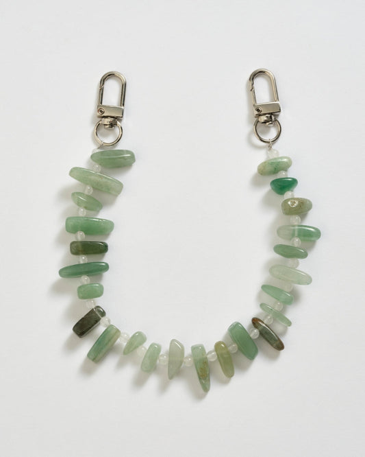 Image of Keychains. Product name - Cancun Phone Charm Green in colour by brand - Reliquia Jewellery