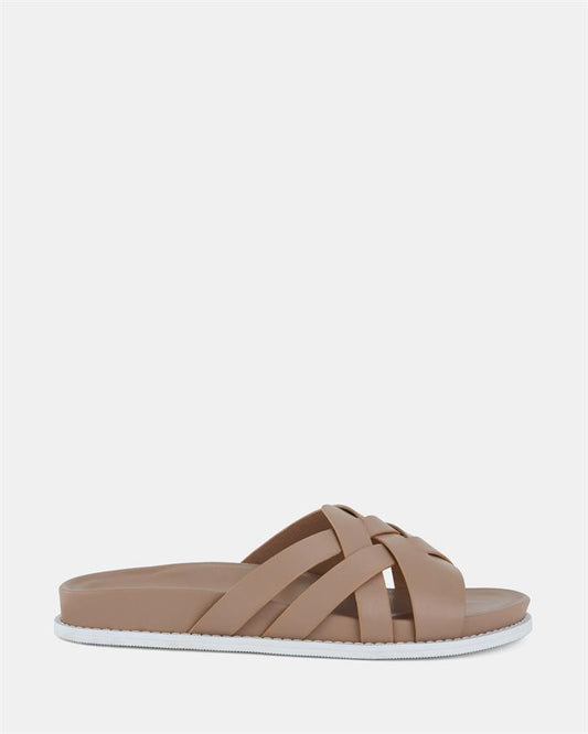 Image of Sandals. Product name - Tainted Women's Thongs NUDE Novo Thongs in Nude colour by brand - NOVO