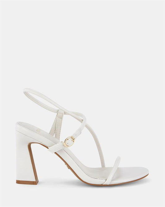 Image of Sandals. Product name - Zpenser Women's Strappy High Heel CREAM Novo Sandals in Cream colour by brand - NOVO