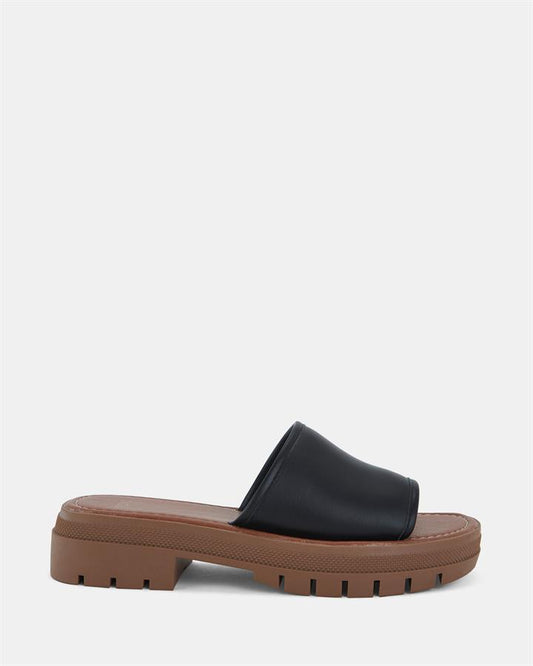 Image of Sandals. Product name - Urago Women's Thongs BLACK Novo Thongs in Black colour by brand - NOVO